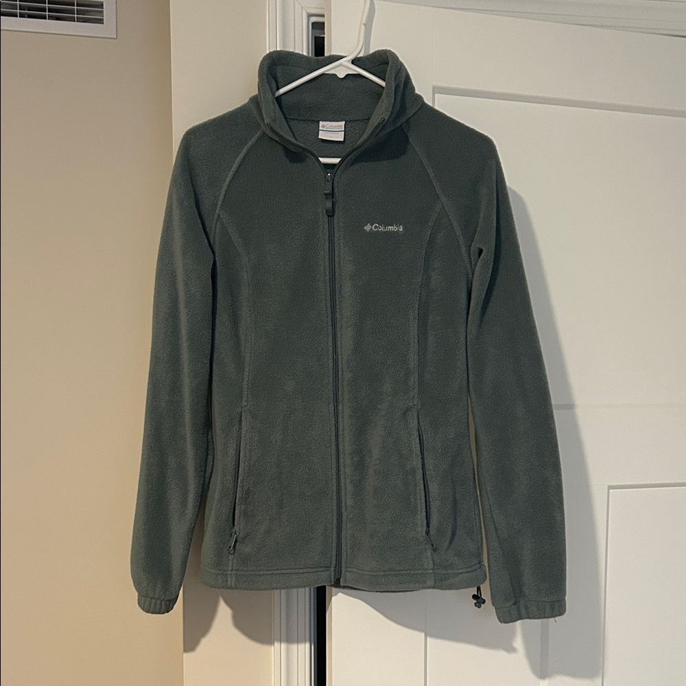 Columbia Women’s Full-Zip Fleece Jacket - greyish blue